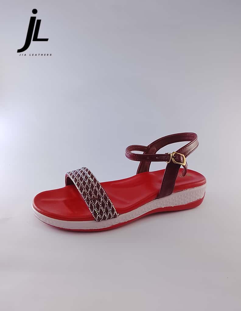 red berry sandal
