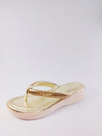 golden stripe slipper