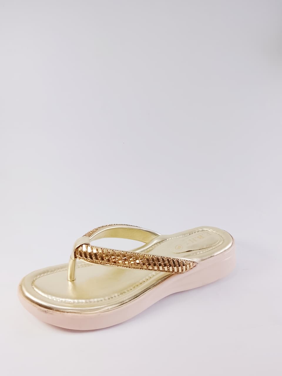 golden stripe slipper