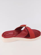 deep red slipper