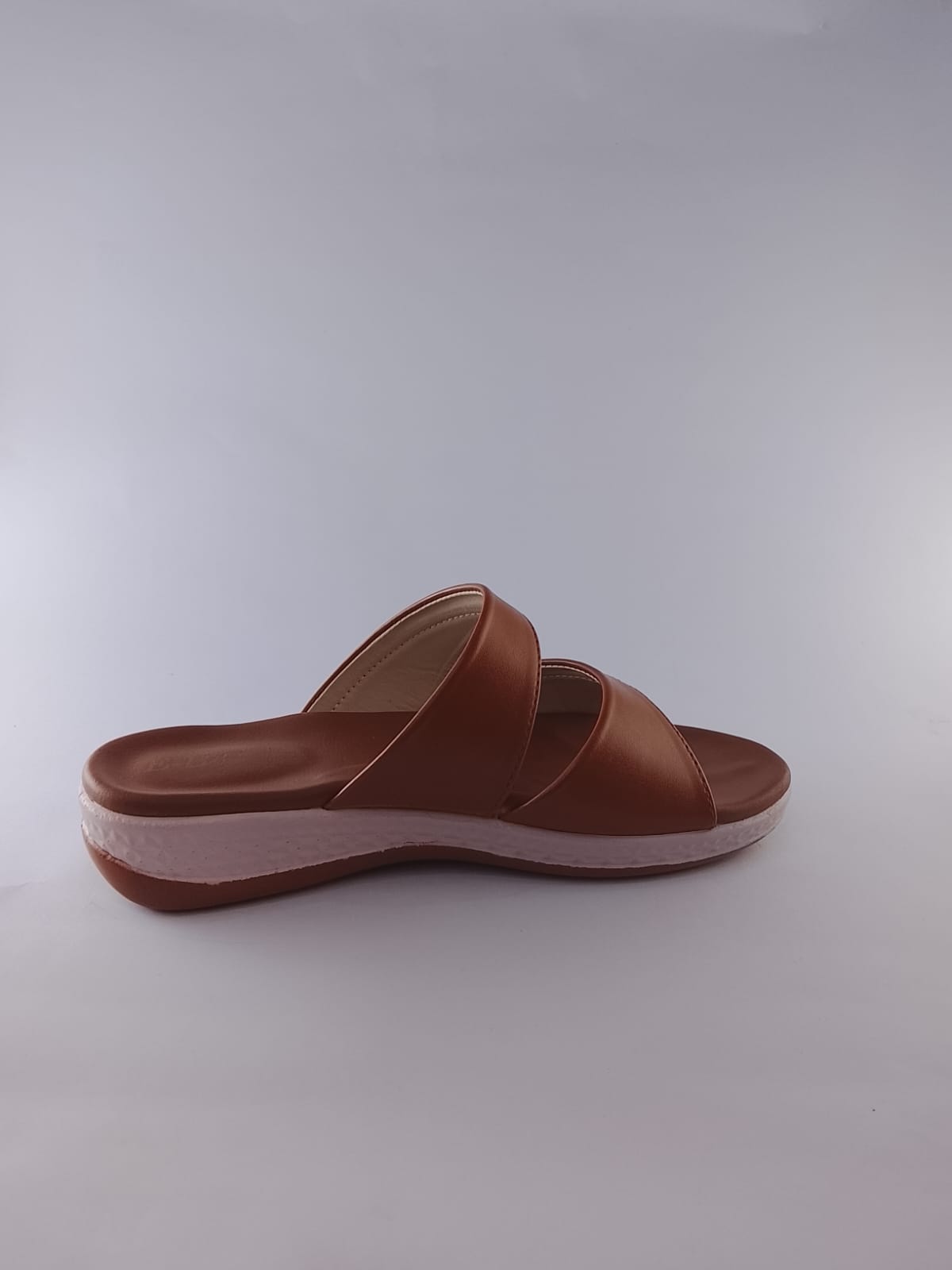 BROWN GLAM SLIPPER