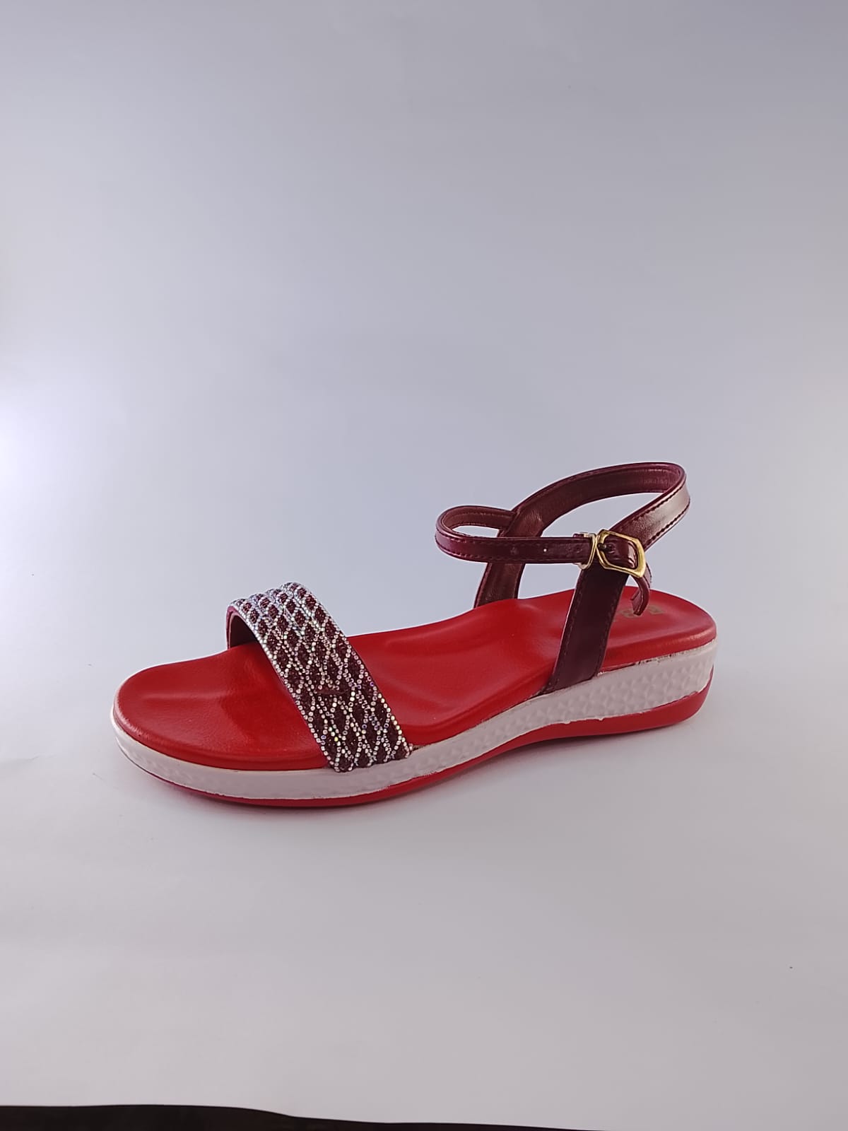 red berry sandal