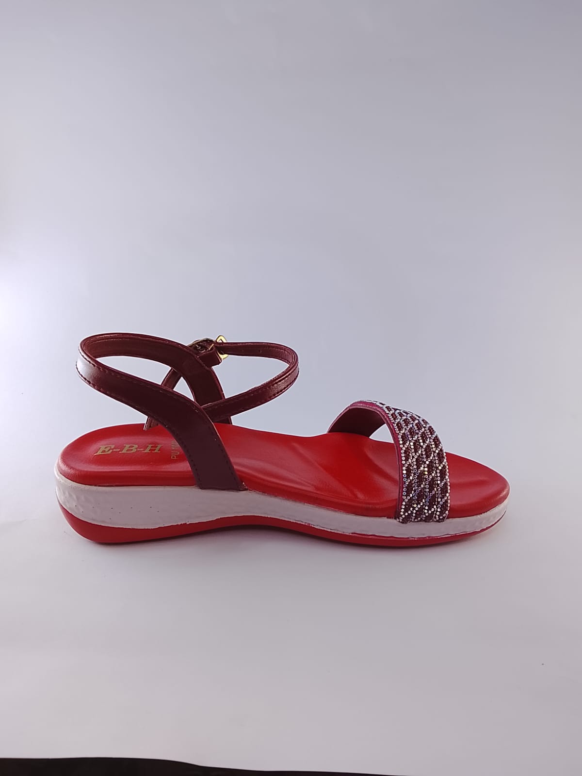 red berry sandal